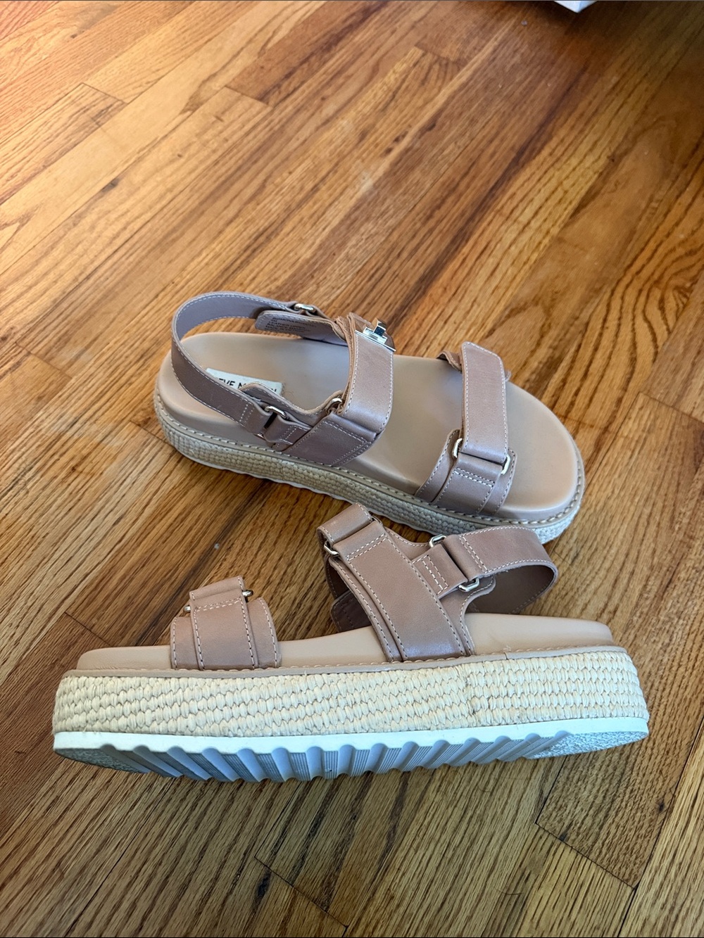 Bigmona Raffia Platform Sandal
